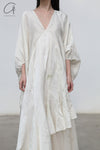 MUTEDANCE V-neck layered dress MD23FW67 PM111